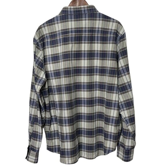 UNTUCKit Plaid Shirt Wrinkle Free Cotton Button Up Long Sleeve Men’s Size XXL - Picture 2 of 11